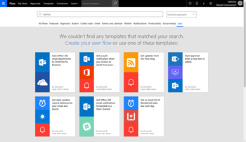 Microsoft Flow screenshot 2