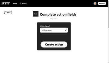 Create THEN THAT action IFTTT That screenshot