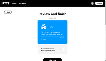 Save IFTTT applet IFTTT Save screenshot