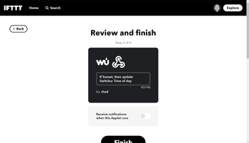 Save IFTTT applet IFTTT Save screenshot